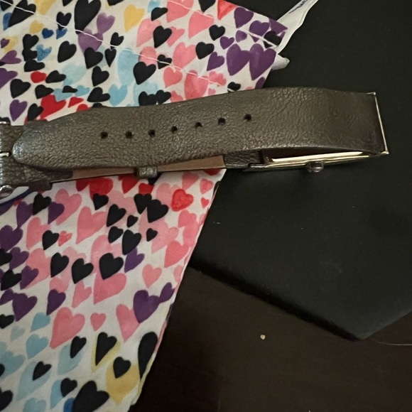 Brighton Osaka Watch Women Silver Tone Rectangle Dial Italian Calfskin - Picture 14 of 14